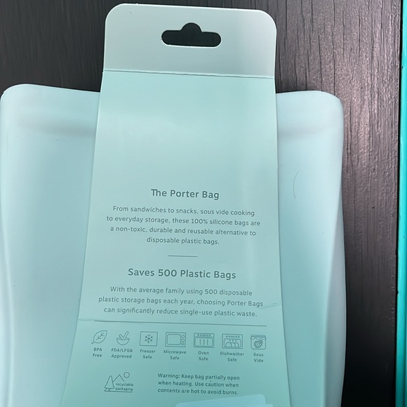 Set of three Reusable lunch containers. Green - Picture 4 of 5